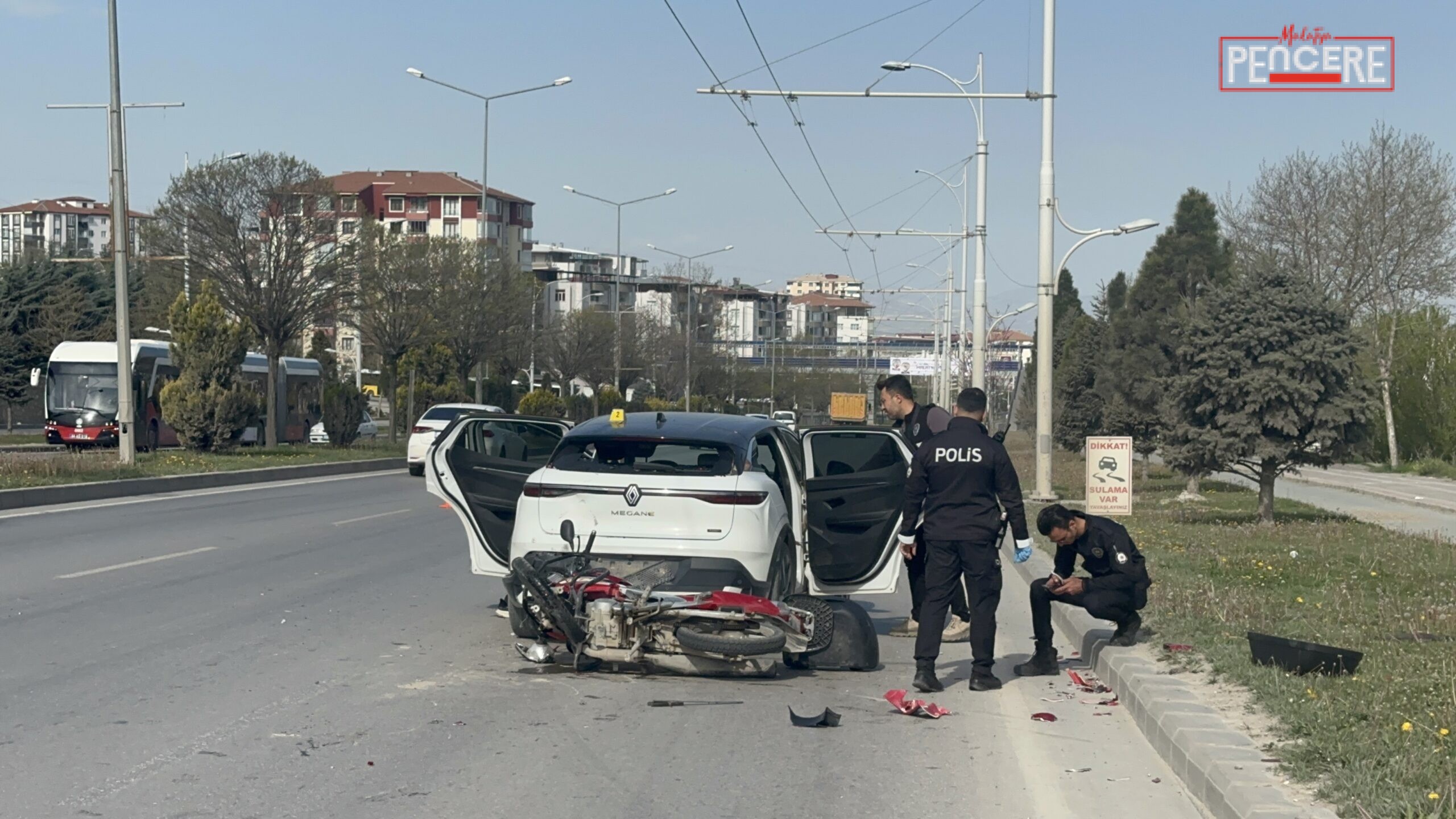 Malatya-Elazığ Karayolu’nda meydana gelen trafik kazasında motosiklet sürücüsü Yücel Karaca,