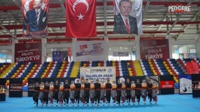 Adıyaman’da düzenlenen Kulüpler Arası Halk Oyunları Bölge Yarışması’nda 30 kulüp