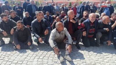 Malatya’da sanayi sitesi esnafı, tahliye tebligatına karşı ikinci gününde de