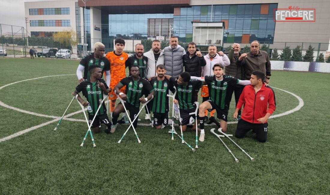 Ampute Futbol Süper Ligi’nde mücadele eden Malatya Büyükşehir Ampute Futbol