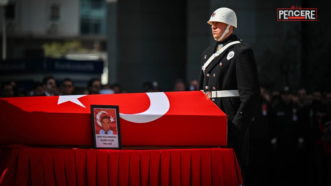 İstanbul’da düzenlenen törenin ardından memleketi Elazığ’a getirilen şehit polis memuru