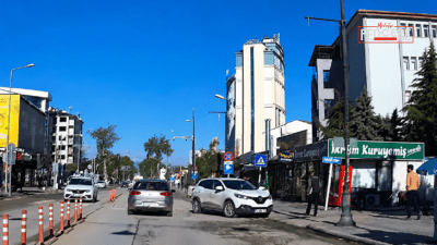 Malatya’nın en işlek noktalarından biri olan İnönü Caddesi’nde meydana gelen