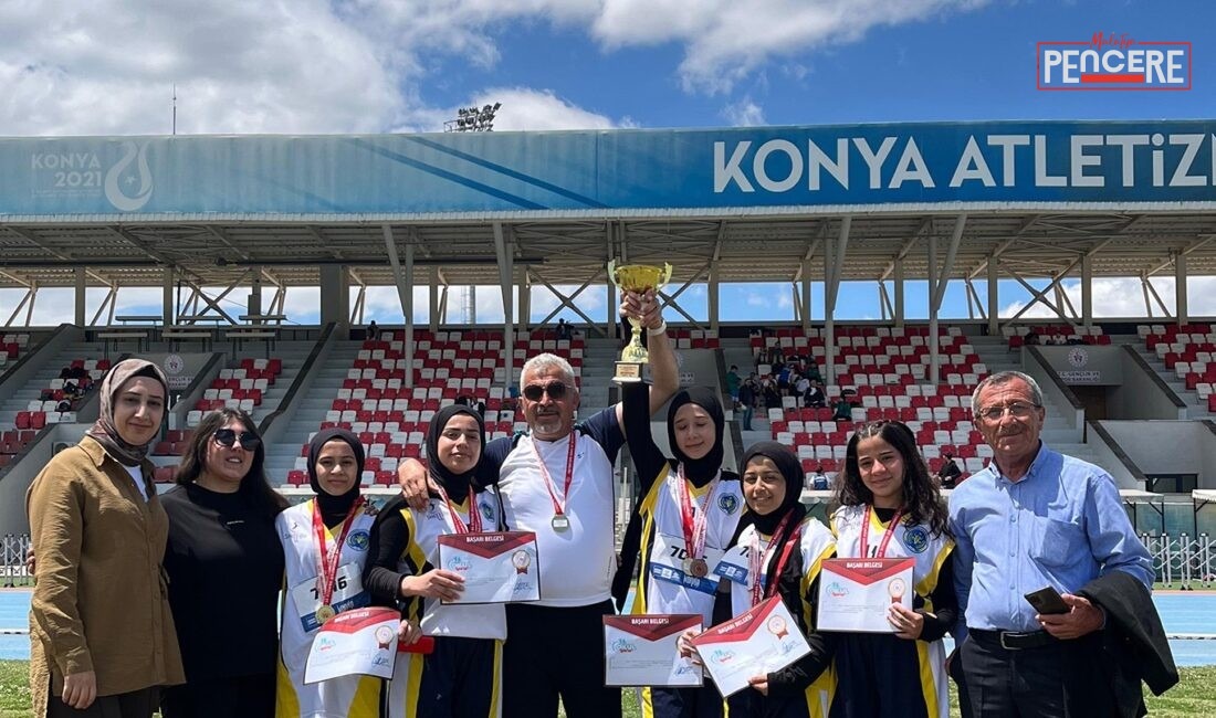 Konya’da düzenlenen Okul Sporları İşitme Engelliler Atletizm Türkiye Şampiyonası’nda Malatya