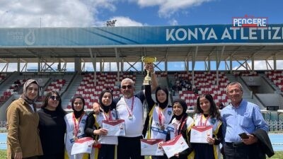 Konya’da düzenlenen Okul Sporları İşitme Engelliler Atletizm Türkiye Şampiyonası’nda Malatya