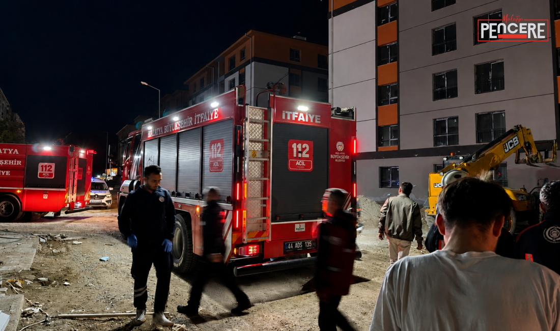 Malatya’da bayram öncesi maaşlarını alamadıklarını ileri süren TOKİ işçileri, çalıştıkları