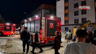 Malatya’da bayram öncesi maaşlarını alamadıklarını ileri süren TOKİ işçileri, çalıştıkları