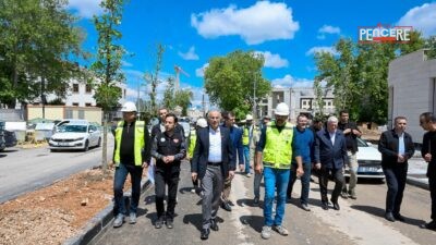 Malatya Büyükşehir Belediye Başkanı Sami Er, yeniden düzenlenen Fuzuli Caddesi’nin