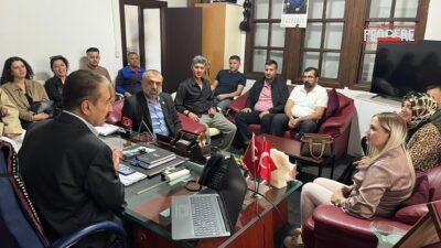 Malatya Tarım Platformu Başkanı İhsan Akın ve beraberindeki Genç Girişimci