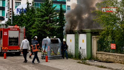 Malatya’da bir trafoda çıkan yangın mahalle sakinlerine korku dolu anlar