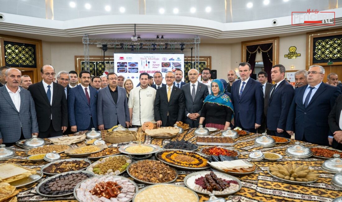 Türk Mutfağı Haftası kapsamında Malatya’da düzenlenen etkinliklerde kentin coğrafi işaretli
