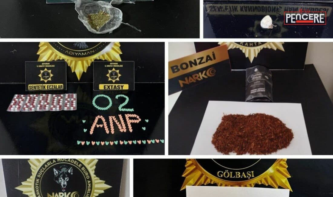 Adıyaman’da polis ekiplerinin yürüttüğü geniş çaplı operasyonlarda 77 aranan şahıs