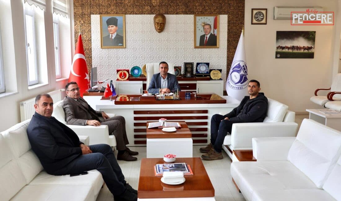Malatya Karayolları 81. Şube Şefi Emrullah Metin’in Akçadağ Belediyesi ziyareti