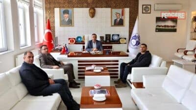 Malatya Karayolları 81. Şube Şefi Emrullah Metin’in Akçadağ Belediyesi ziyareti