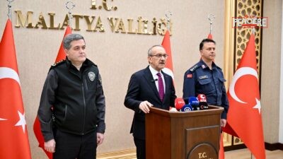 Malatya Valisi Seddar Yavuz, 2026’nın ilk 4 ayında asayiş olaylarında