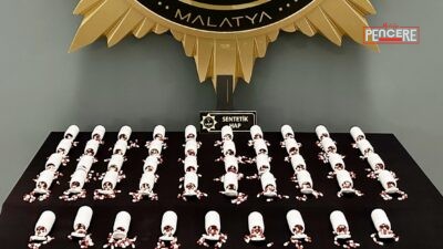 Malatya’da polis ekiplerinin MAŞTİ Otogarı’nda yaptığı denetimde 2 bin 970