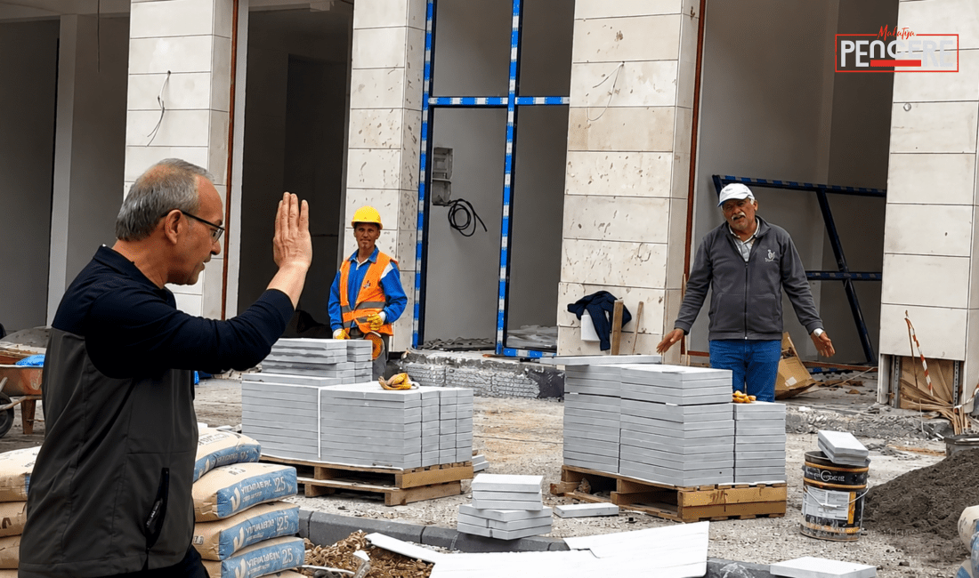 Malatya Fuzuli Caddesi’nde yürütülen yenileme çalışmaları hızlandı. Seddar Yavuz incelemelerde
