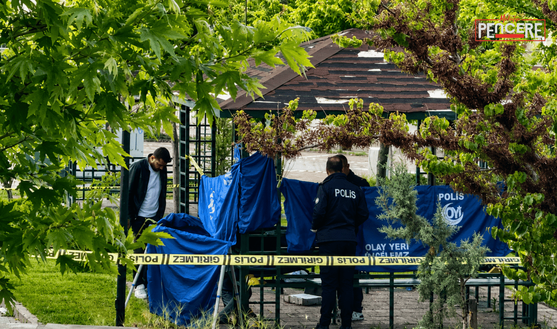 Malatya’nın Yeşilyurt ilçesinde 18 yaşındaki Beyzanur Narinç, çocuk parkındaki çardakta