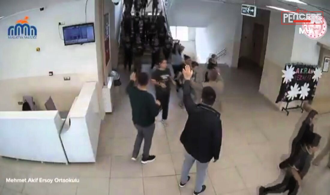 Malatya’da meydana gelen 5.6 büyüklüğündeki deprem anında okullarda yaşanan panik