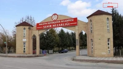 Malatya'da şehir merkezine 7,5 kilometre mesafede bulunan Şehir Mezarlığı'na gitmek