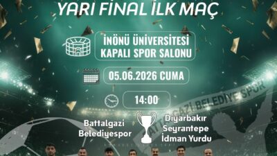 Türkiye Futbol Federasyonu Futsal Ligi’nde yarı finale yükselen Battalgazi Belediyespor,