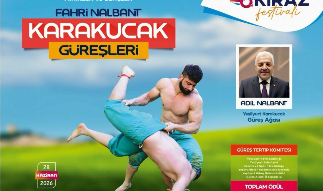 Fahri Nalbant Karakucak Güreşleri Yapılacak Bu yıl 28’incisi düzenlenecek Yeşilyurt Kültür, Spor ve Kiraz Festivali,