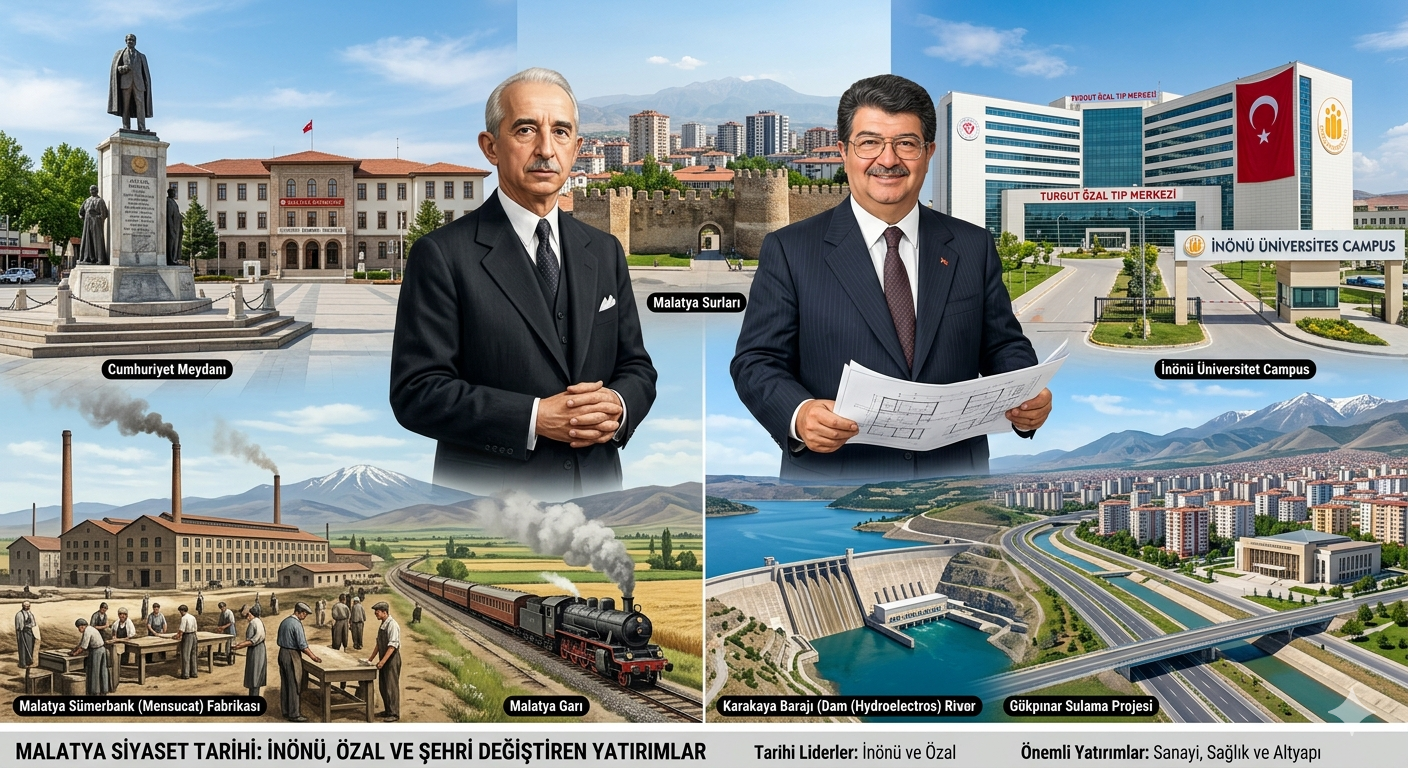 Malatya siyasetinde kimler geldi, kimler geçti? İsmet İnönü ve Turgut