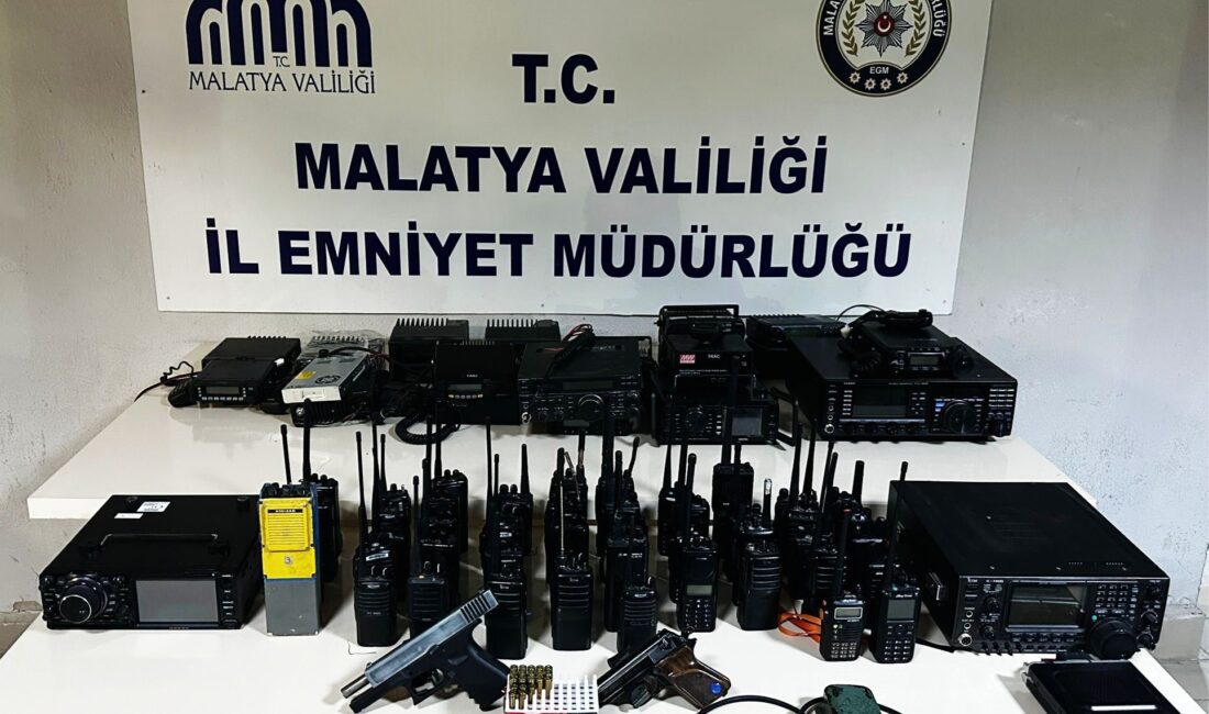 Malatya’da amatör telsizlerle emniyet frekansına sızan ve kamuya açık alanlarda