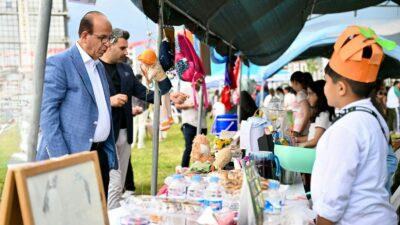 Yeşilyurt Belediyesi tarafından düzenlenen “Büyükler Pazar Görsün – Küçük Ellerden,