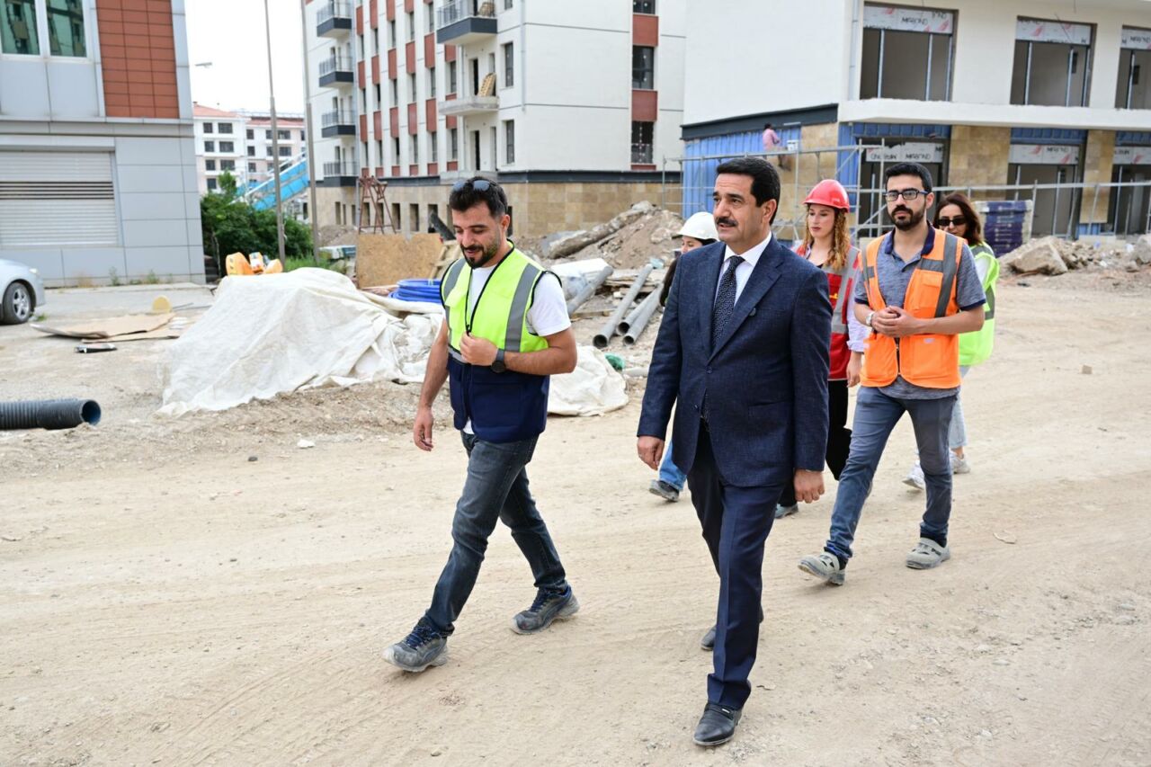 Battalgazi Belediye Başkanı Bayram Taşkın, Niyazi Mısri Rezerv Alanı’nda devam