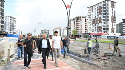Malatya Büyükşehir Belediyesi, kent genelinde ulaşım altyapısını güçlendirmek için çalışmalarını