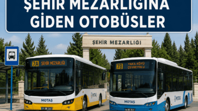 Malatya Şehir Mezarlığı’na ulaşım sağlamak isteyen vatandaşlar için MOTAŞ otobüs