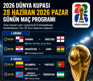 2026 FIFA Dünya Kupası'nda grup aşaması, yarın oynanacak 6 kritik