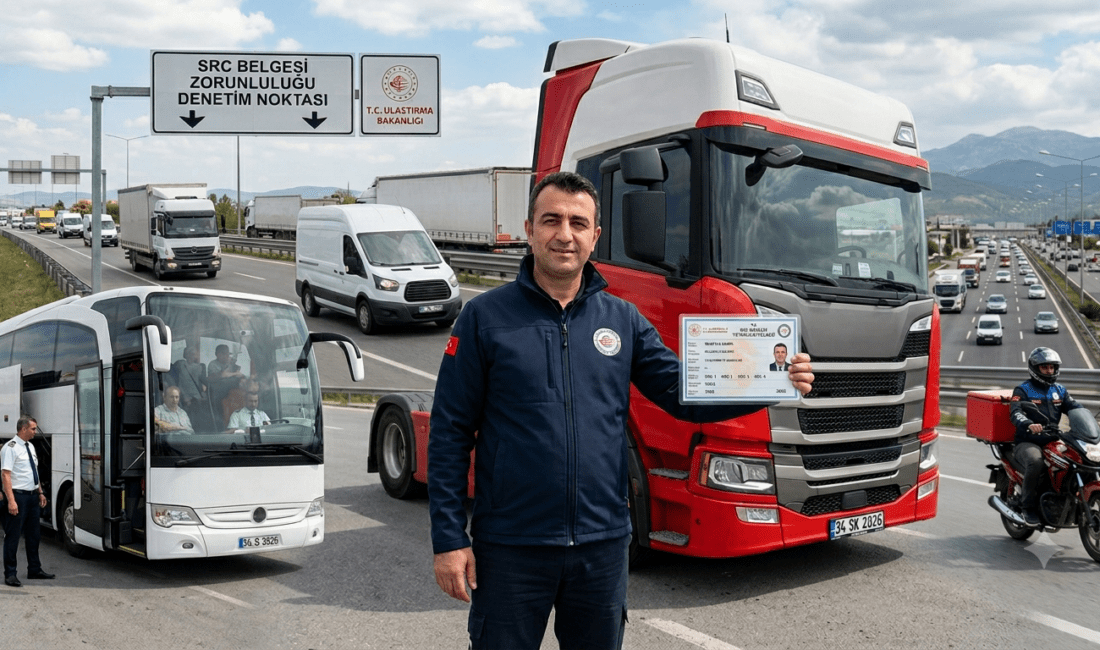 Ticari araç sürücülerinin zorunlu evrakı olan SRC belgesi hakkında merak