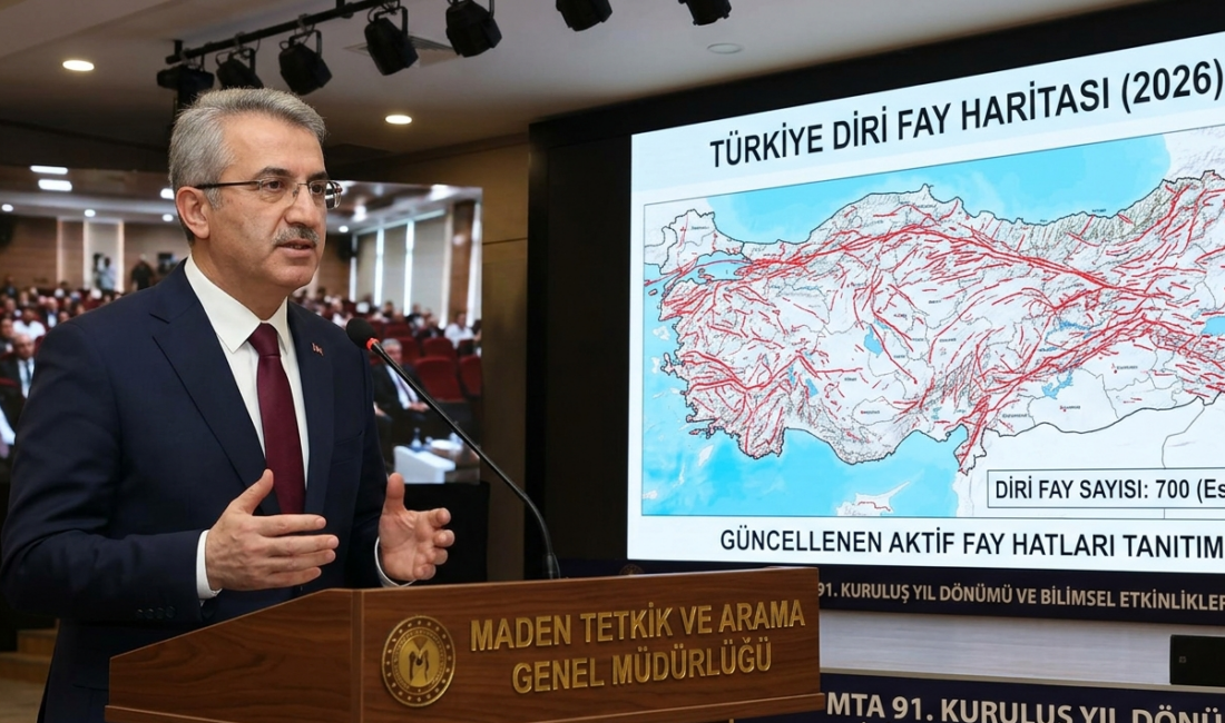 Korkutan Değişiklik! MTA Diri Fay Haritasını Güncelledi: Fay Sayısı 700’e Çıktı MTA, 13 yıl aradan sonra Türkiye Diri Fay Haritası 2026