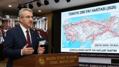 MTA, 13 yıl aradan sonra Türkiye Diri Fay Haritası 2026
