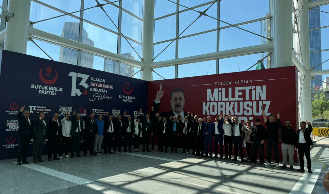 BBP 13. Olağan Büyük Kurultayı Gerçekleşti: Mustafa Destici Yeniden Genel Başkan Seçildi Büyük Birlik Partisi’nin (BBP) Ankara ATO Congresium’da düzenlenen 13. Olağan