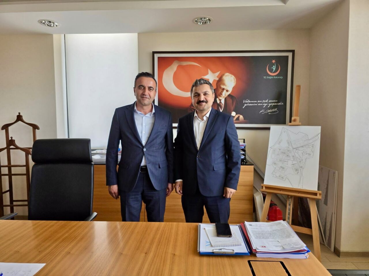 Akçadağ Belediye Başkanı Hasan Ulutaş, Sağlık Yatırımları Genel Müdür Yardımcısı