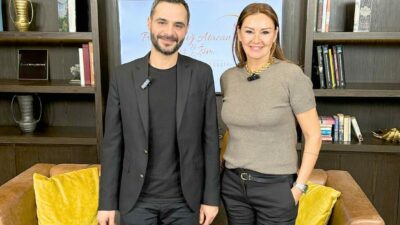Sevilen oyuncu Pınar Altuğ Atacan ile iş insanı M. Onur