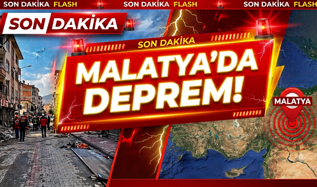 Malatya’da yaşayan vatandaşlar sarsıntı hissettikleri anda internette "Malatya’da deprem mi