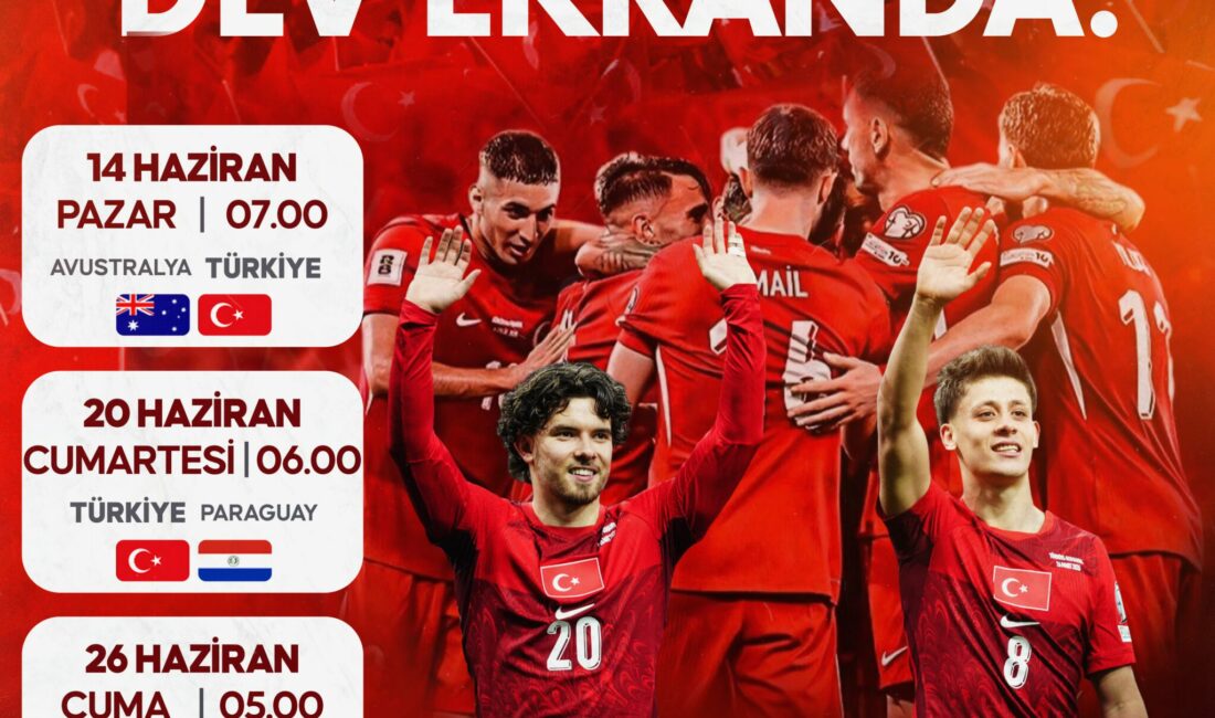 Malatya’da Dünya Kupası Heyecanı Dev Ekrana Taşınıyor Malatya Büyükşehir Belediyesi, 2026 FIFA Dünya Kupası’nda mücadele edecek A