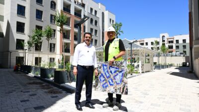 Malatya'nın Battalgazi ilçesinde yürütülen Saray Mahallesi Kentsel Dönüşüm Projesi'nde çalışmalar