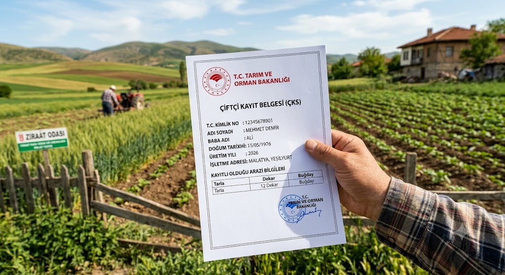 Mazot, gübre ve hibe desteklerinin anahtarı olan ÇKS belgesi başvuruları