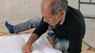 Malatya’nın Darende ilçesinde 58 yıldır yorgancılık yapan 70 yaşındaki Hanifi