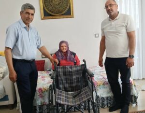 Malatya’da ihtiyaç sahibi yaşlı bir vatandaşın tekerlekli sandalye talebi, mahalle