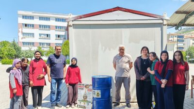 Malatya Hacı Avni Kız Anadolu İmam Hatip Lisesi’nde kurulan Atık