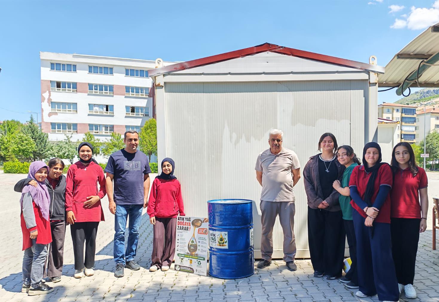 Malatya Hacı Avni Kız Anadolu İmam Hatip Lisesi’nde kurulan Atık