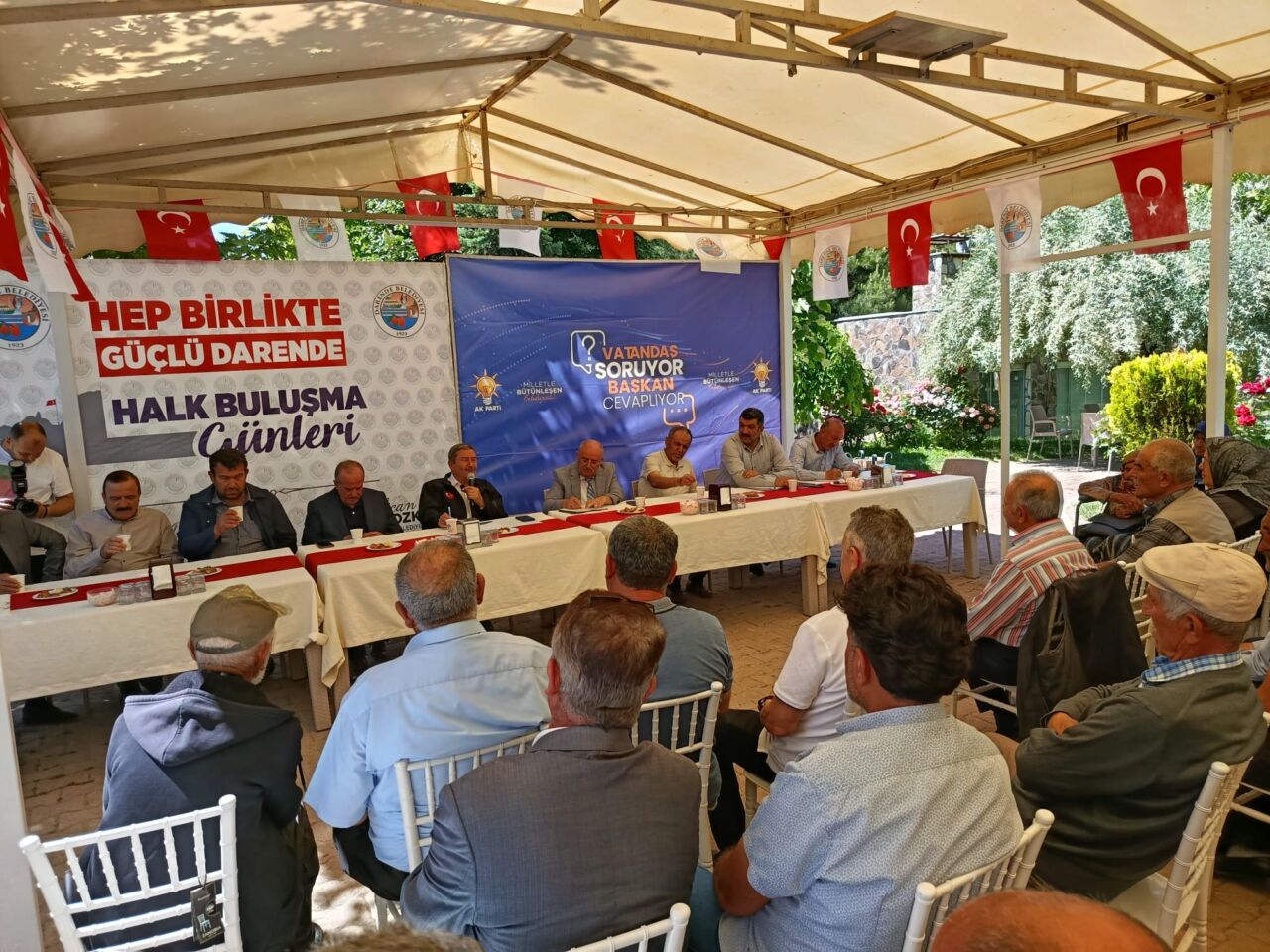 Darende Belediyesi tarafından ilk kez düzenlenen “Halk Soruyor, Başkan Konuşuyor”