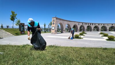 Battalgazi Belediyesi, yaz aylarında yoğun olarak kullanılan Kırkgöz Sahil Parkı’nda