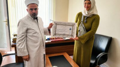 Evlilik sonrası Malatya’ya yerleşen Tayland asıllı Chang Katrina, İl Müftülüğünde