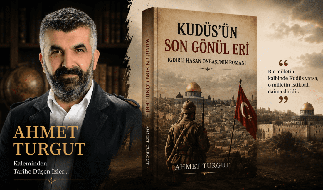 Malatya’lı Ahmet Turgut’tan Yeni Kudüs Romanı Malatyalı yazar Ahmet Turgut, yeni romanında Mescid-i Aksa’da yaklaşık 60